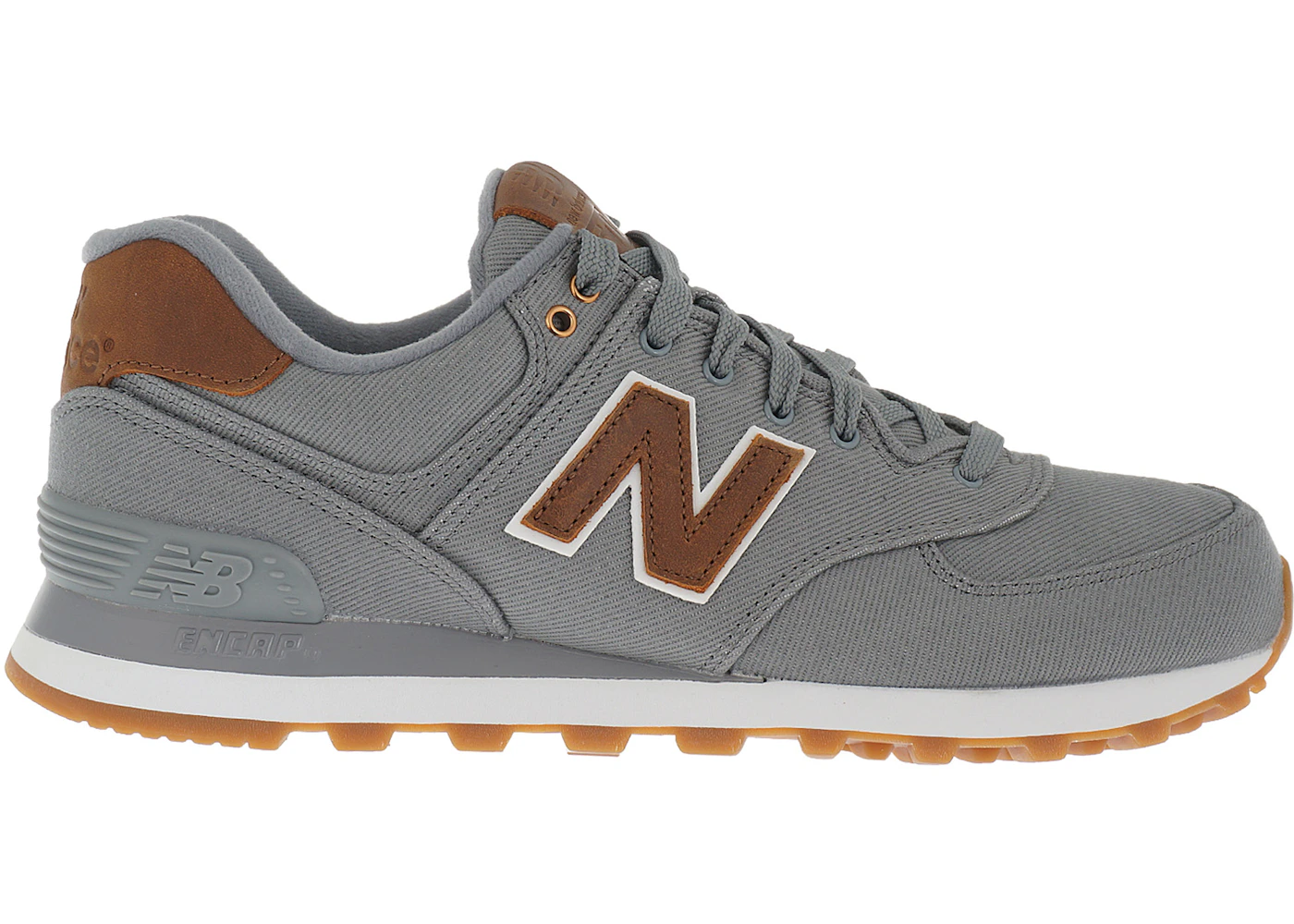 New balance 574 grey top tan