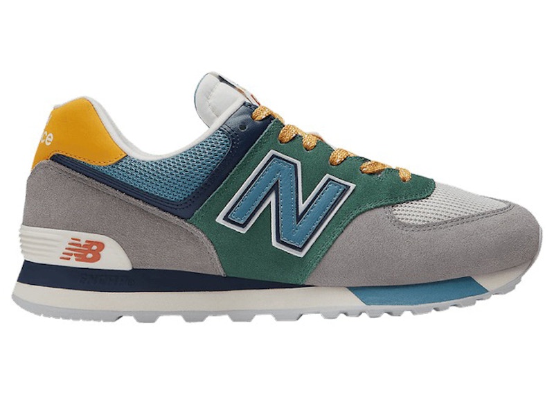 New balance deals 574 grey green