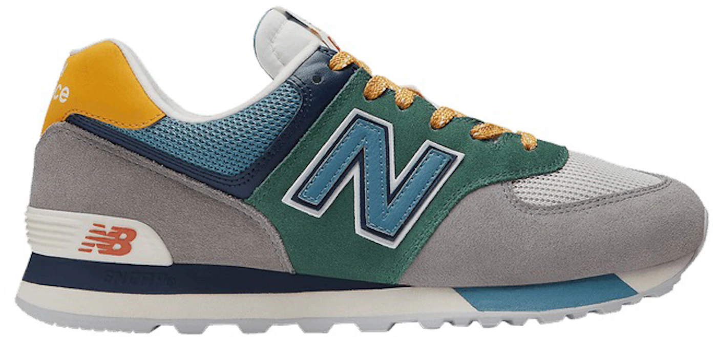 New Balance 574 Grey Forest Green Men's - ML574LE2 - US