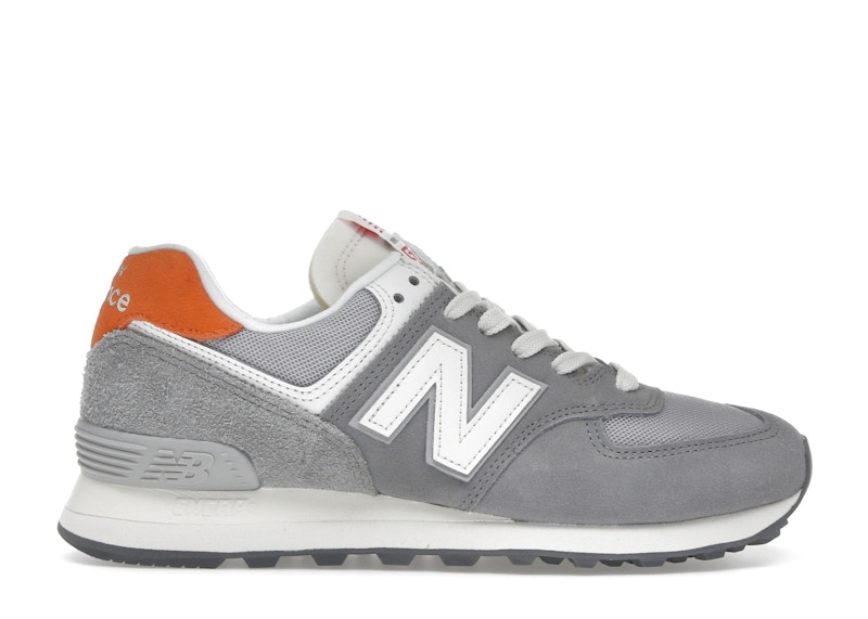 New Balance 574 Grey Orange (Women's) - WL574YG2 - US