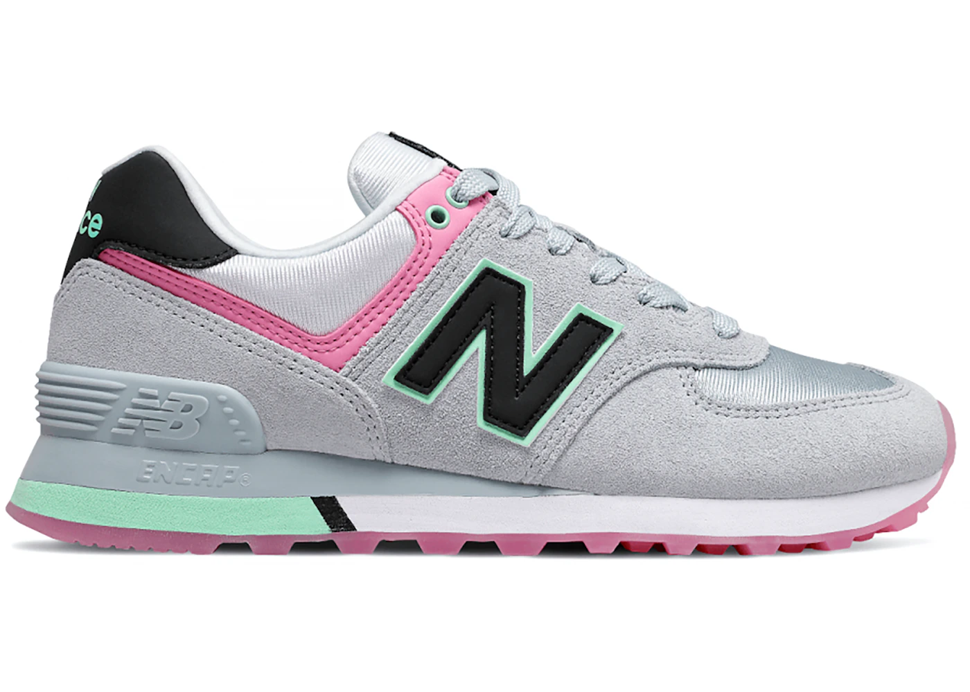Women's gray new balance top 574