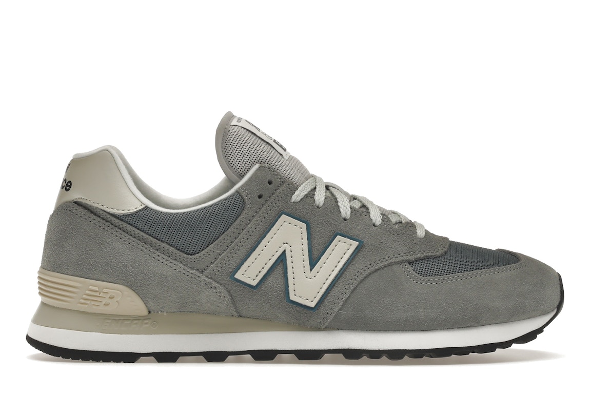 Pre-owned New Balance 574 Grey Sky Blue In Grey/sky Blue