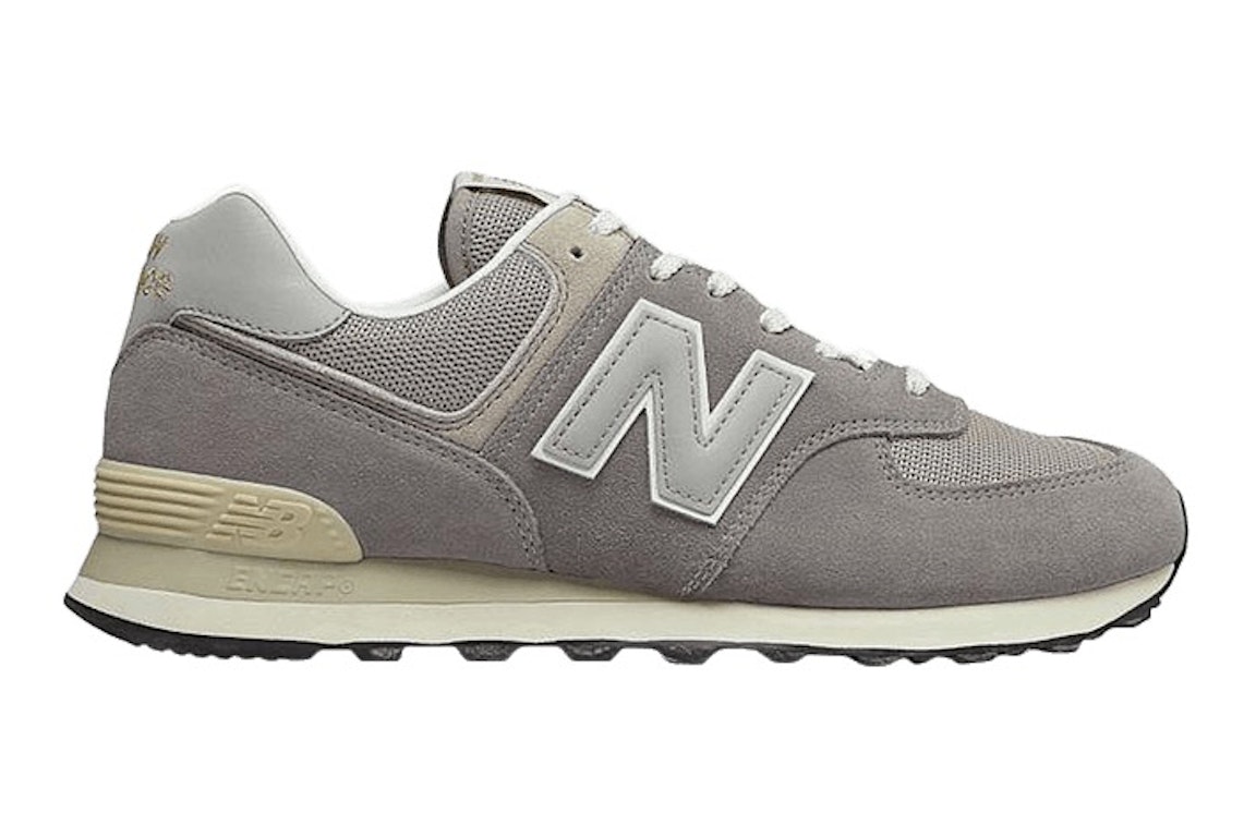 Pre-owned New Balance 574 Grey Stell In Grey/stell