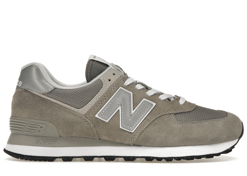 Men's gray shop new balance 574