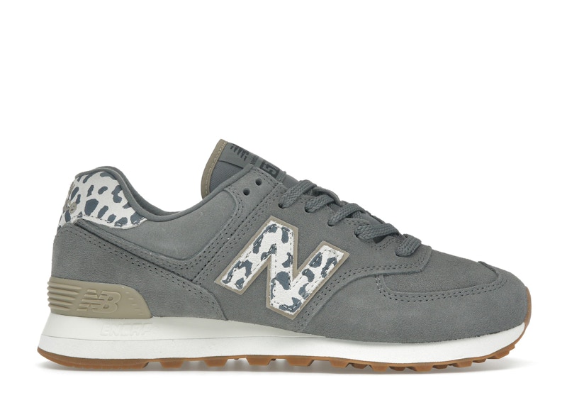 New Balance 574 Harbor Grey Leopard (Women's) - WL574IJ2 - US