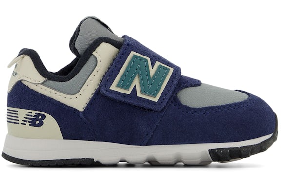 New Balance 574 Hook and Loop Navy Slate Gray (TD)