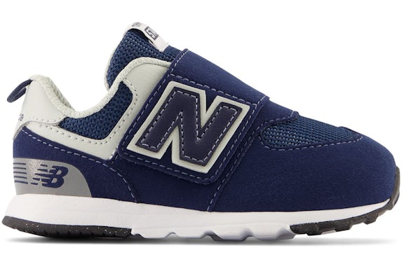 New Balance 574 Hook and Loop Navy White (TD)