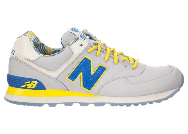 New balance 574 blu e outlet giallo