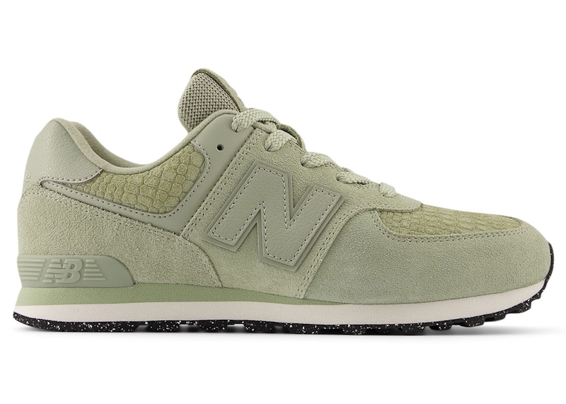 New Balance 574 Lace Sneakers in Garter Snake