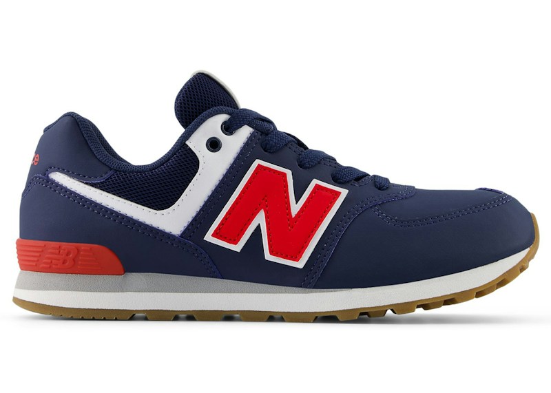 New Balance 574 Lace Navy Team Red (GS)
