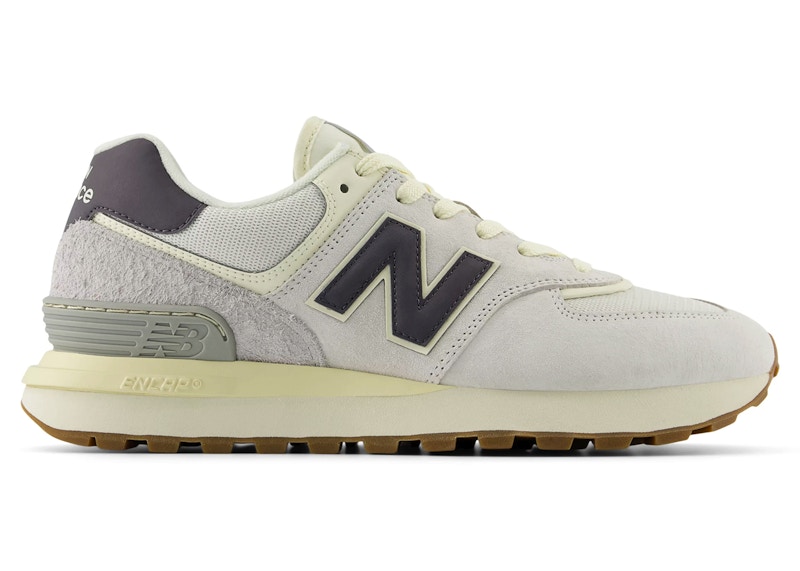 New Balance U574LGAN in Alloy/White - U574LGAN
