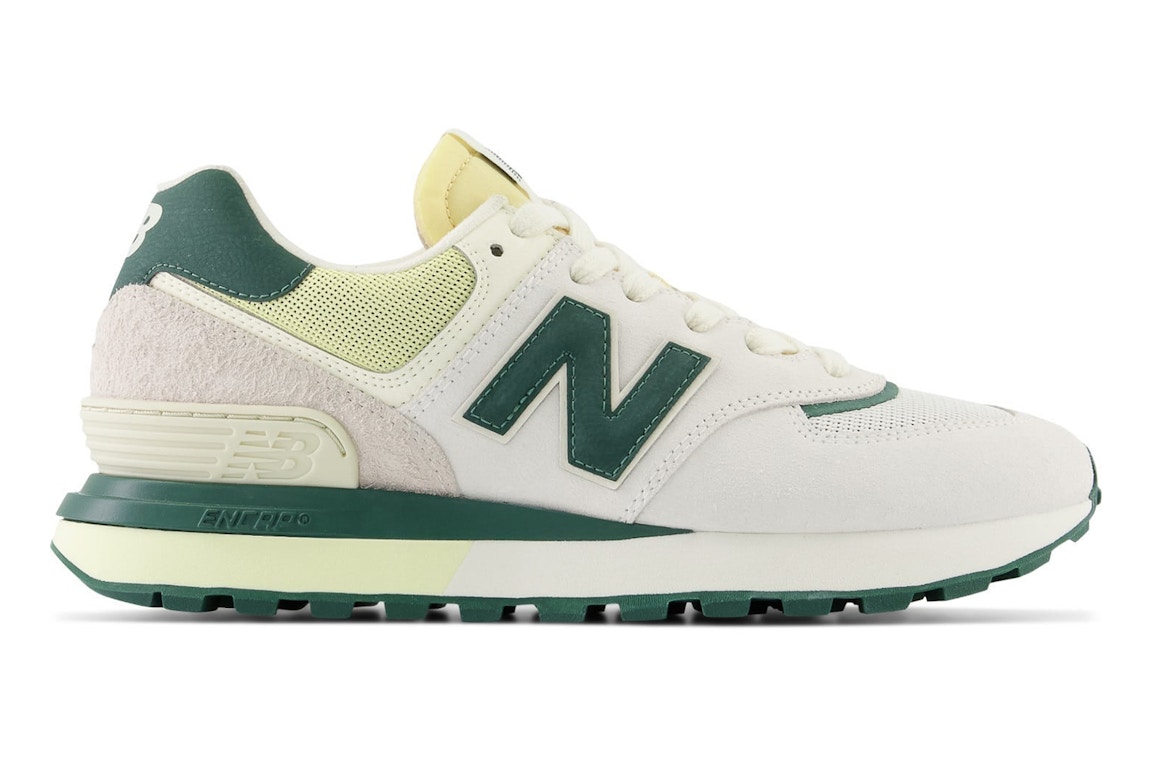 Pre-owned New Balance 574 Legacy White Pine Green In White/pine Green