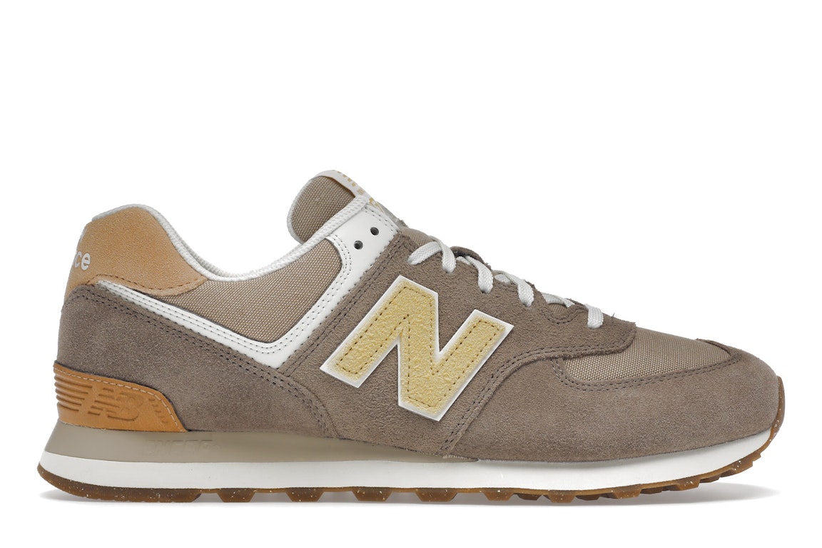 Pre-owned New Balance 574 Light Brown Soft Yellow In Light Brown/soft Yellow