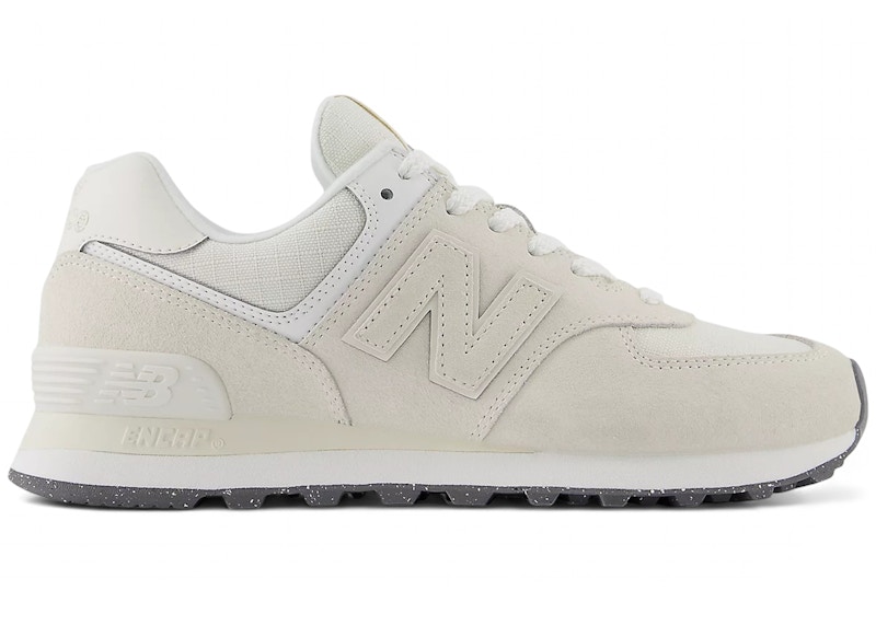 Pre-owned New Balance 574 (women's) Sneakers In Linen/sea Salt In Multi
