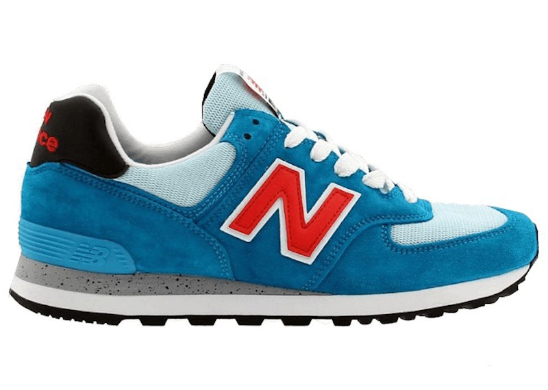 New balance deals 574 red blue