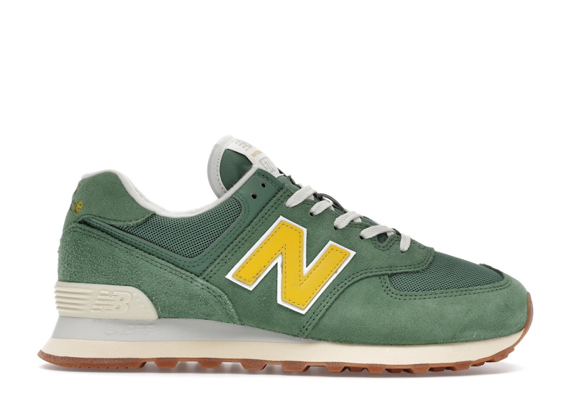 New Balance 574 グリーン/イエロー New Balance 574 Mallard Green Yellow (Women's) - WL574GS2 - US