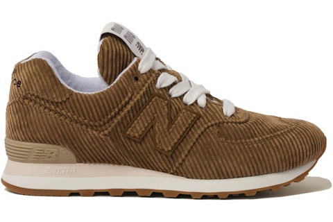 New Balance 574 Miu Miu Cinnamon Striped Velvet (Women's) 5E062E