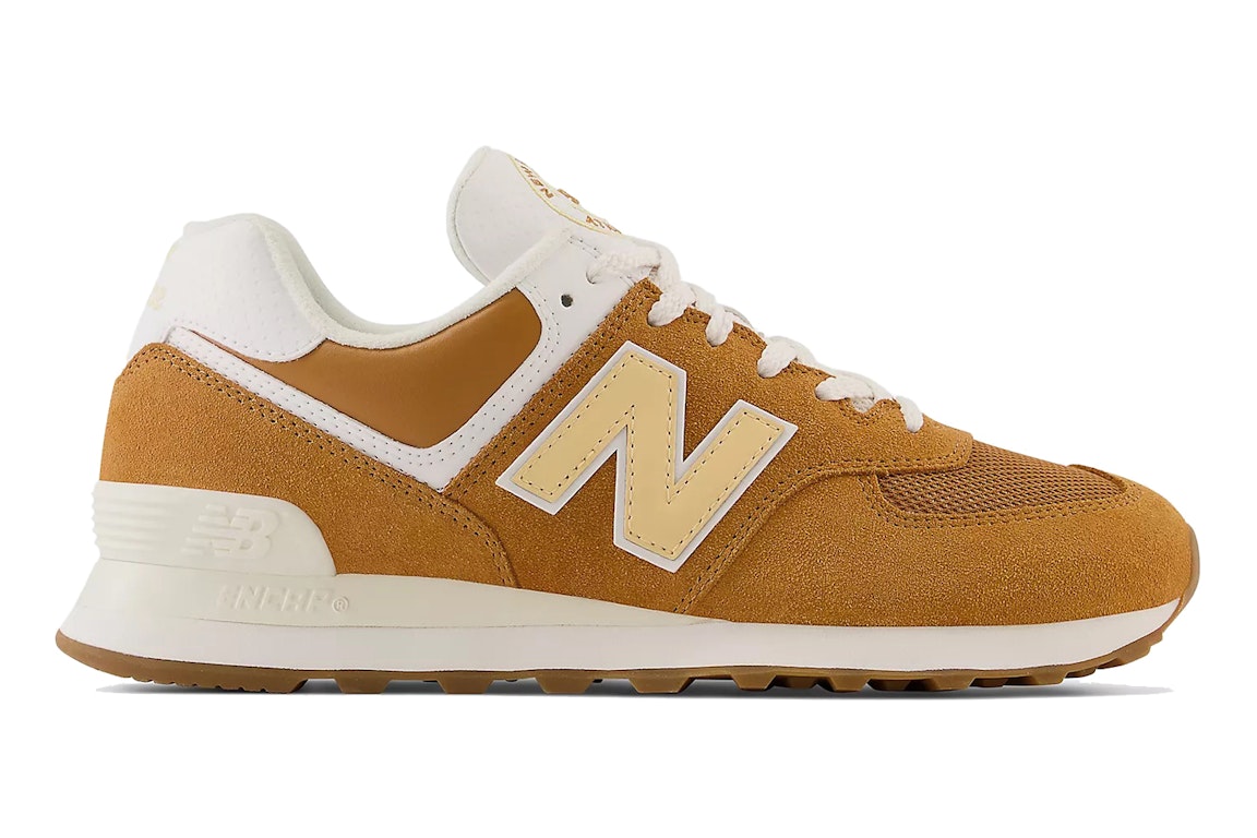 Pre-owned New Balance 574 Nb Athletics Tobacco In Brown/white