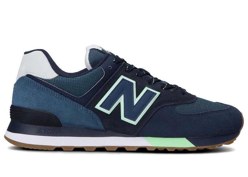 Navy and 2025 green new balance