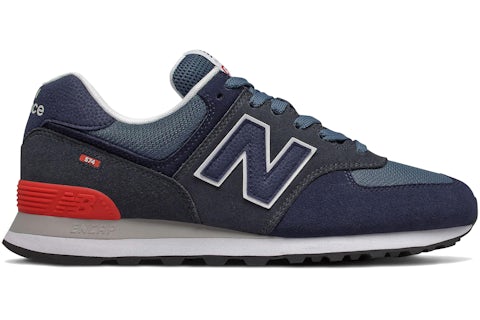 New Balance 574 Navy Black Men's Trainers ML574EAE GB