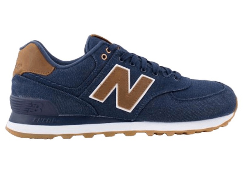 New Balance 574 Navy Brown Men s ML574TXB US