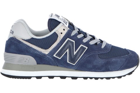 Balance 574 New Balance Femme Prune Balance 574 Bleu Basket New