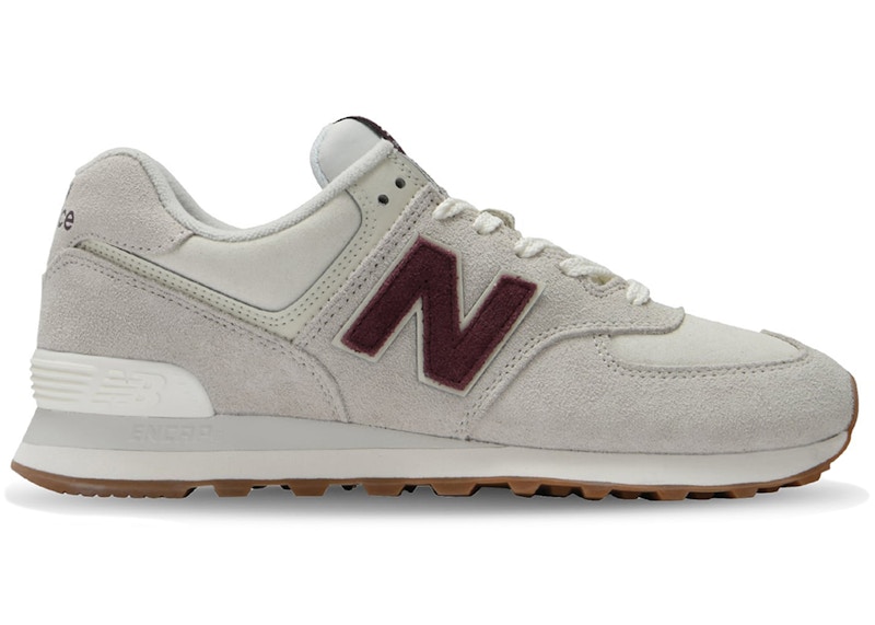 New balance 2024 574 burgundy grey