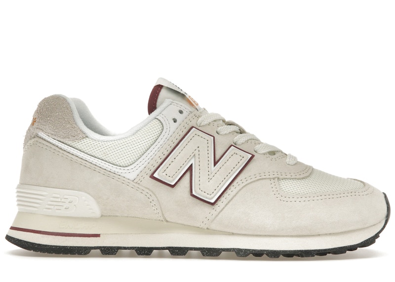 New Balance 574 Off White Burgundy (2023)