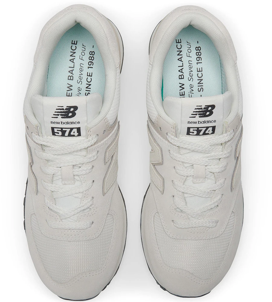 Women's 574 Sneakers in Grey/Off-White