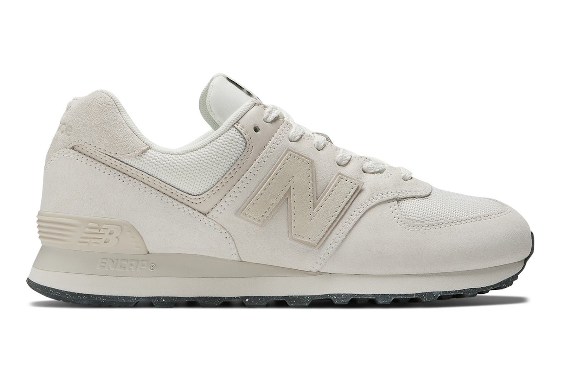 Pre-owned New Balance 574 Off White Grey In Off White/grey