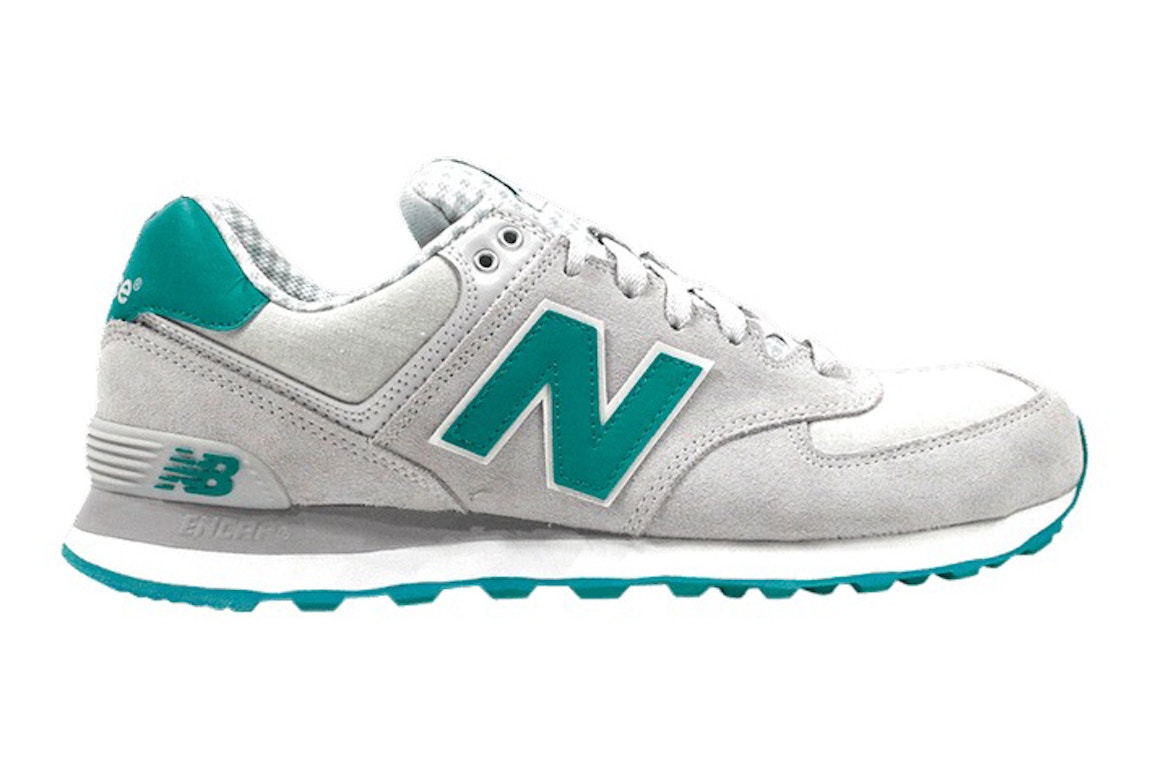 Pre-owned New Balance 574 Picnic Pack Grey Green In Grey/green