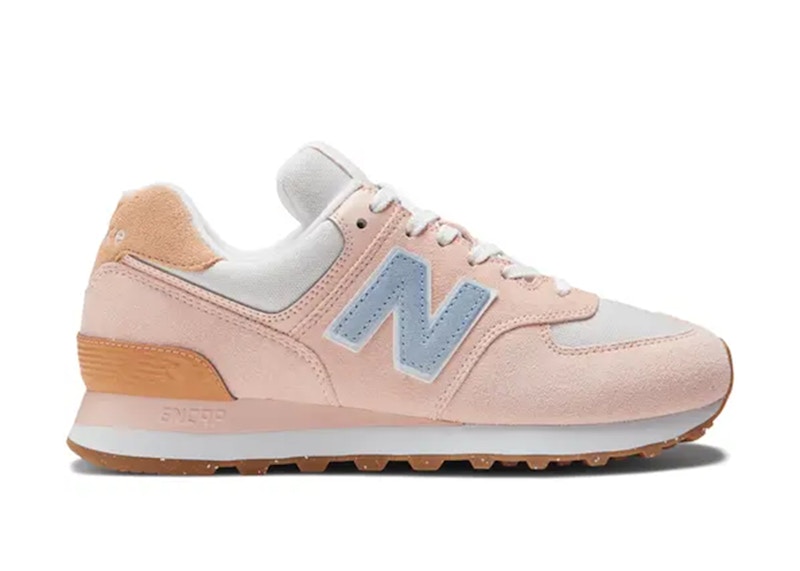 new balance 574 blue and pink