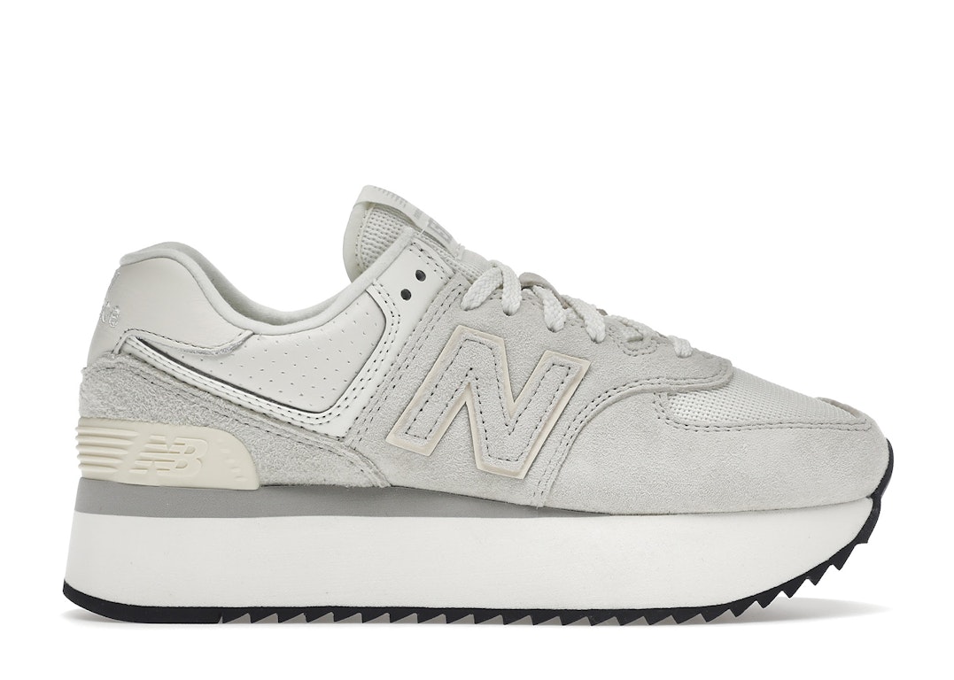 Pre-owned New Balance 574 Plus White (women's)