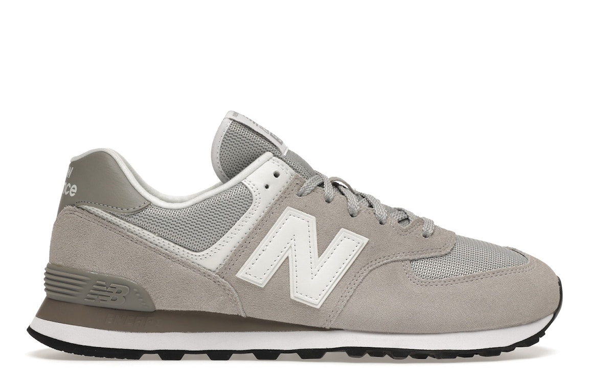 Pre-owned New Balance 574 Rain Cloud In Rain Cloud/white