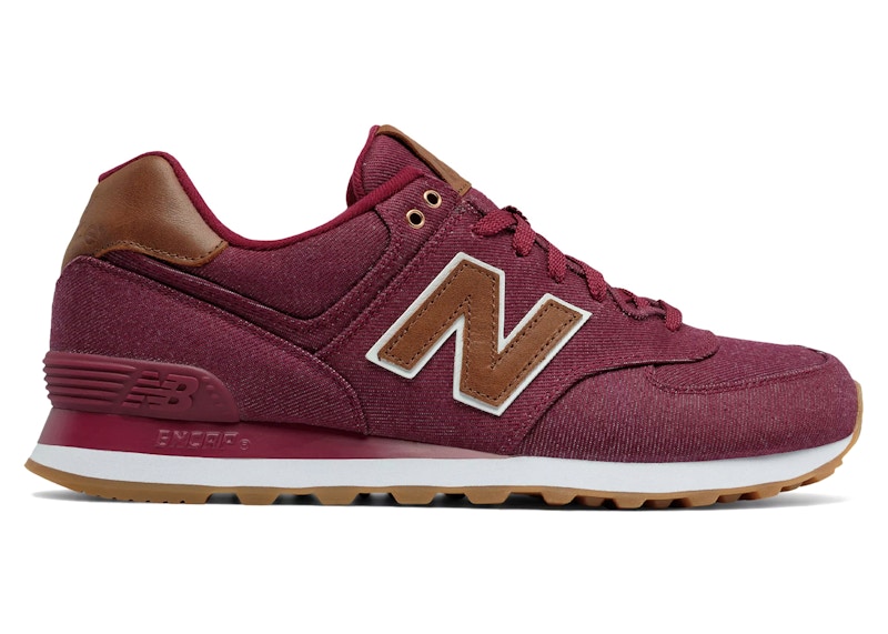New Balance 574 Red Brown