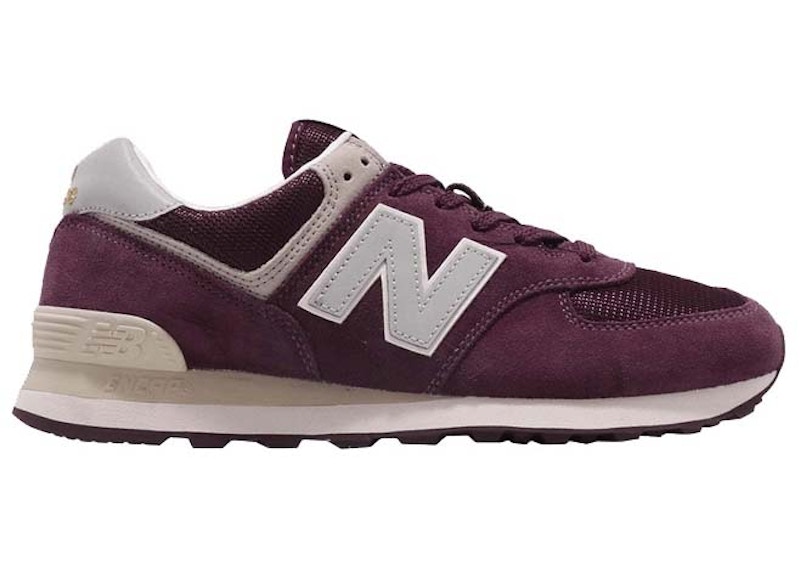New Balance 574 Red Grey Sea Salt