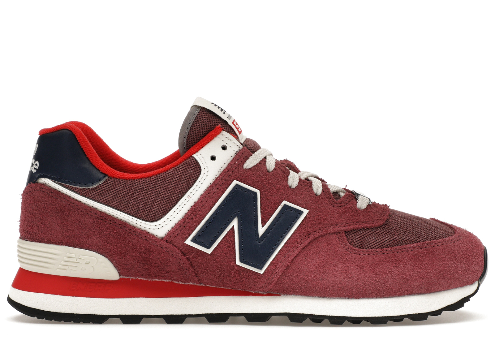 New balance clearance 574 red navy