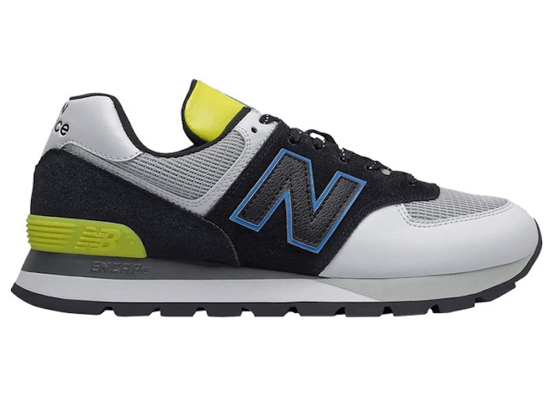 New balance 574 top black and yellow