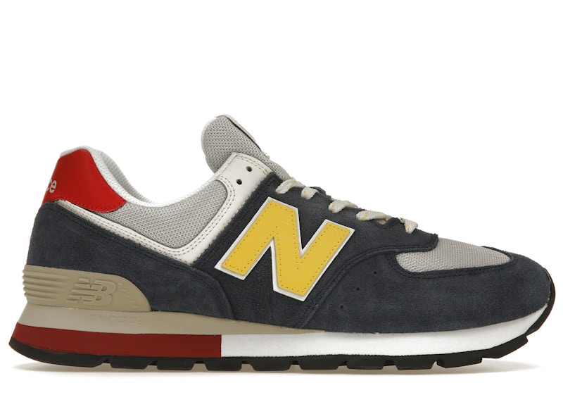 New balance shop yellow and blue