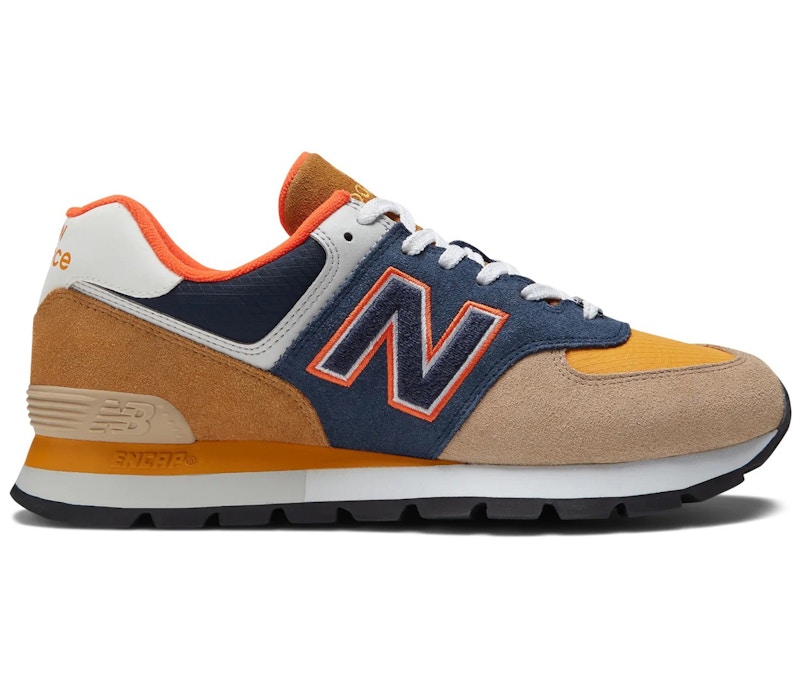 New balance navy hot sale blue and brown