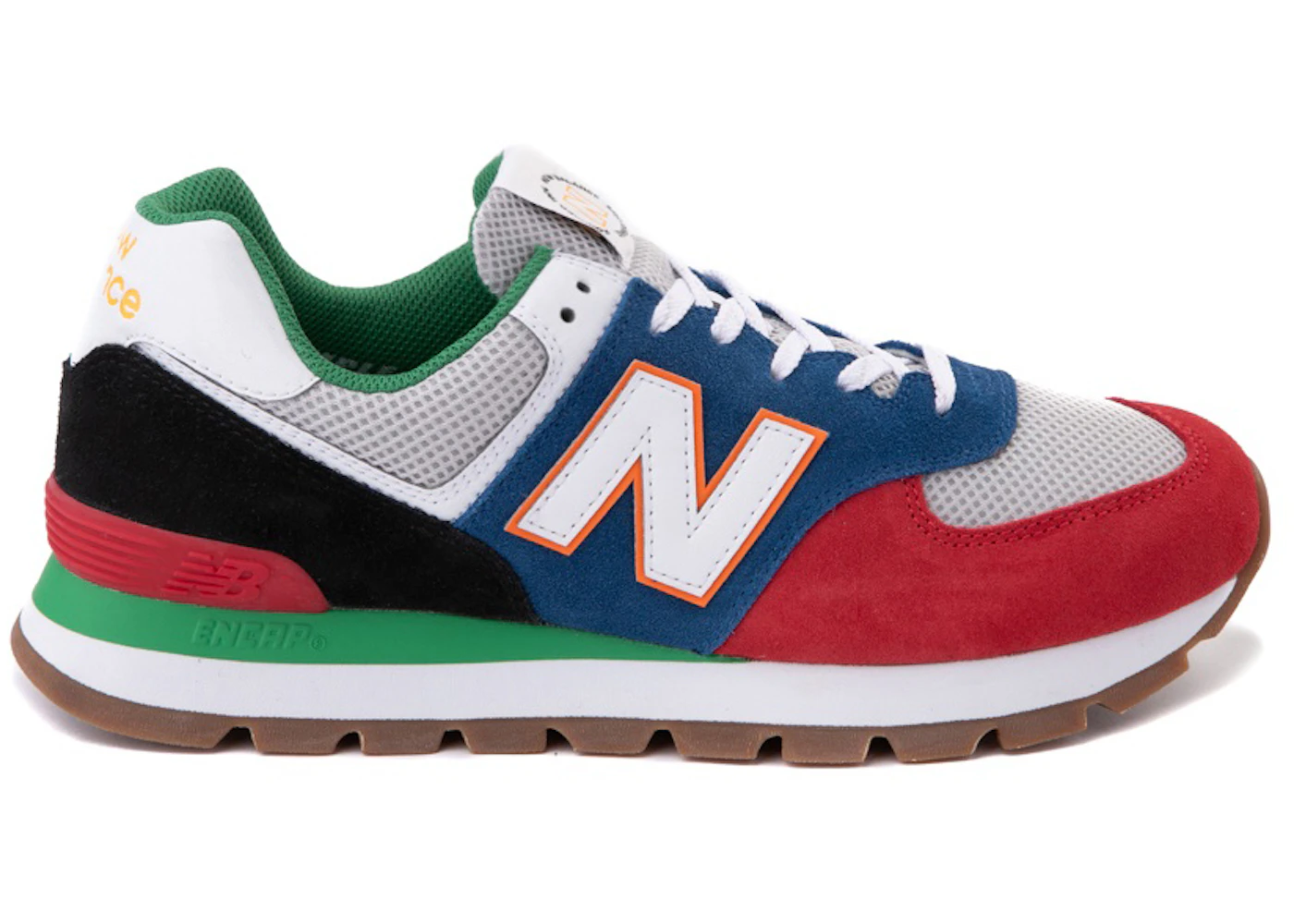 New Balance 574 Rugged Grey Blue Men's - ML574DRY - US