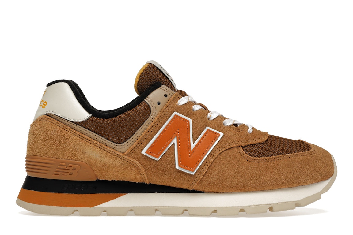 Pre-owned New Balance 574 Rugged Workwear In Workwear/orange