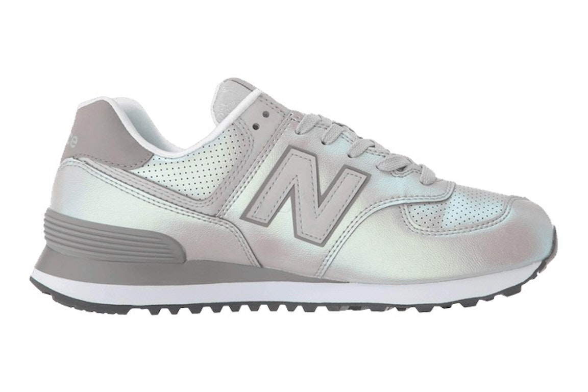 Pre-owned New Balance 574 Sheen Pack Silver (women's)
