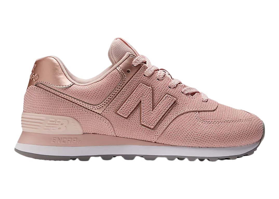 Pre-owned New Balance 574 Snakeskin Pink (women's)