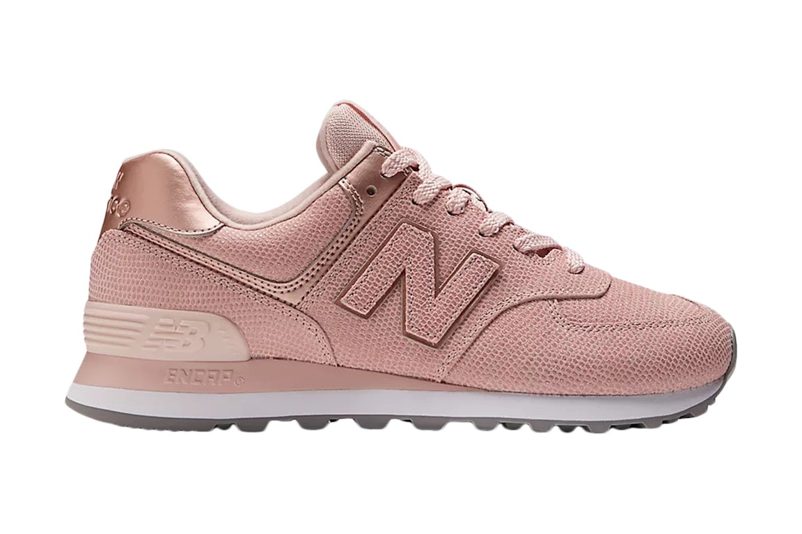 Pre-owned New Balance 574 Snakeskin Pink (women's)