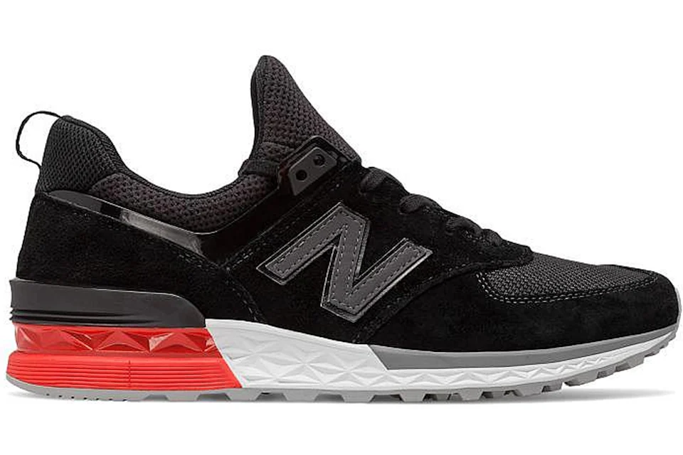 New Balance 574 Sport Black Red Men s MS574AB US