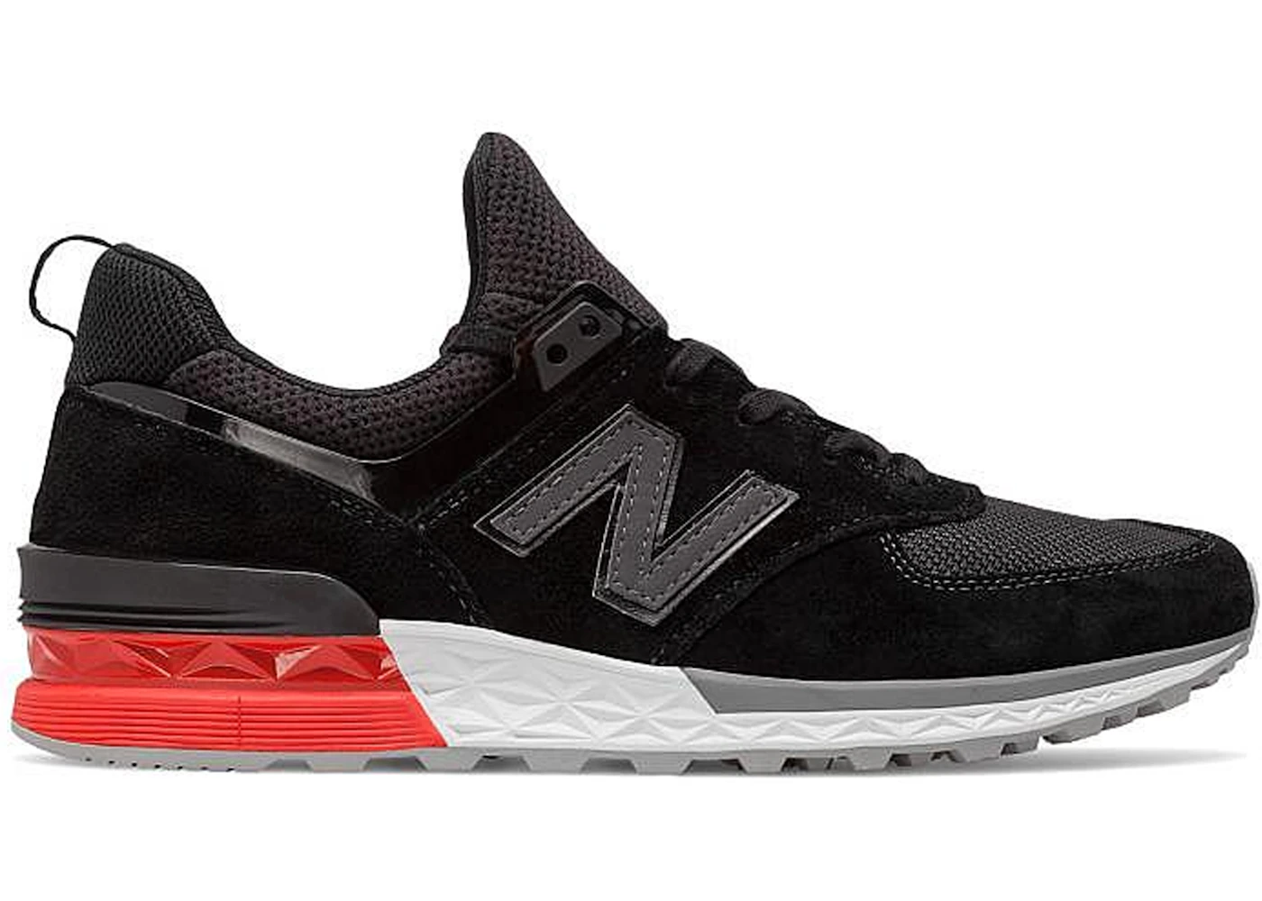 New Balance 574 Sport Black Red