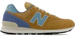 New Balance 574 Brun Bleu vif