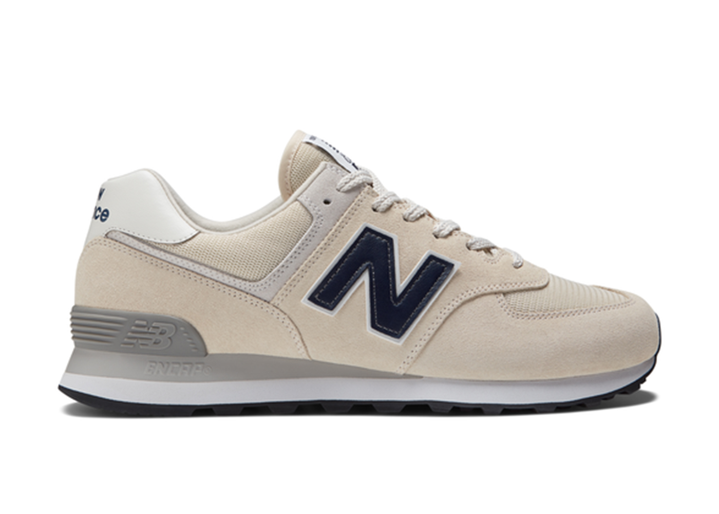 New balance 574 brown hot sale navy