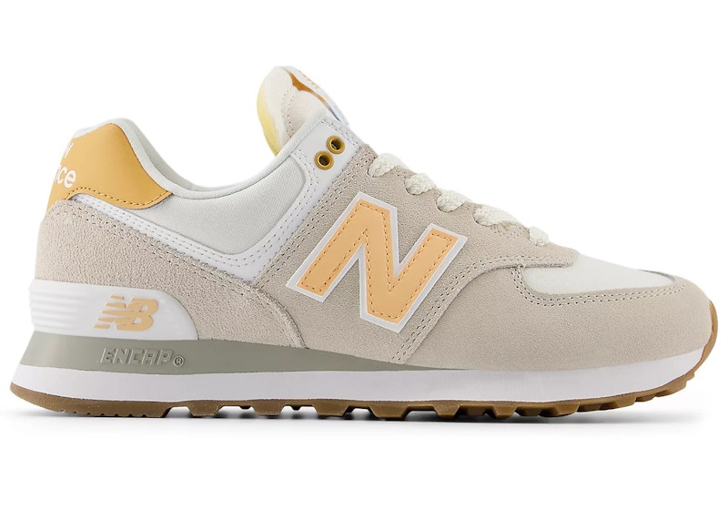 New Balance 574 Timberwolf Alpha Orange (Women's) - WL574COR - US